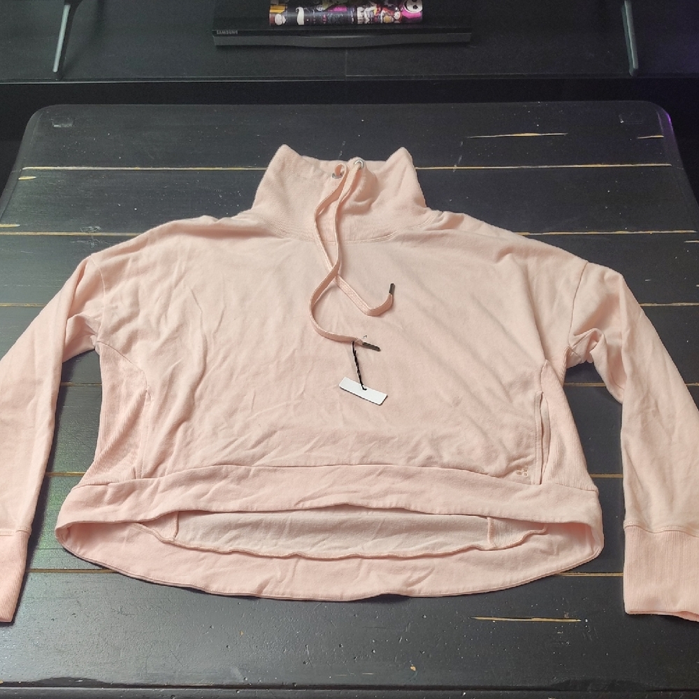 SWEATY BETTY- WOMEN'S Pink High-Neck Pullover